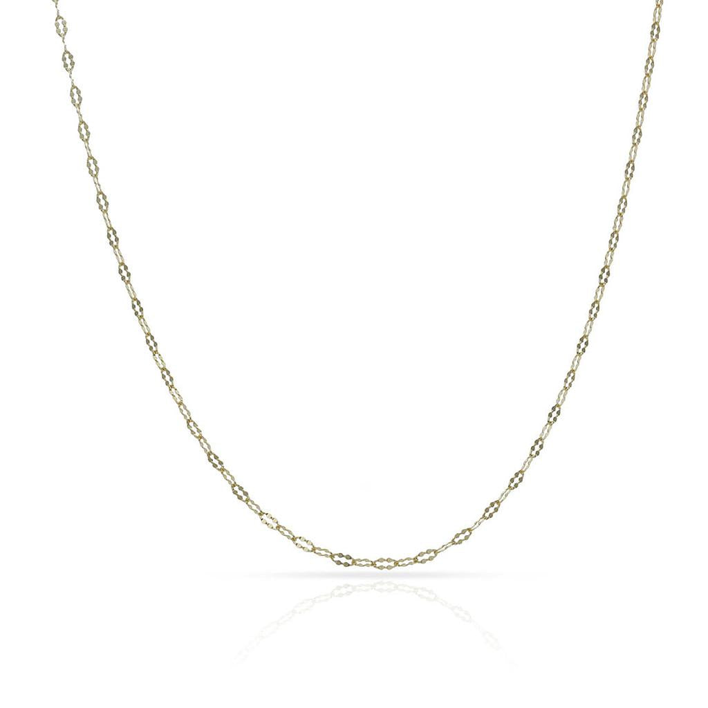 CADENA DE ORO 18K HUECO - 1MM