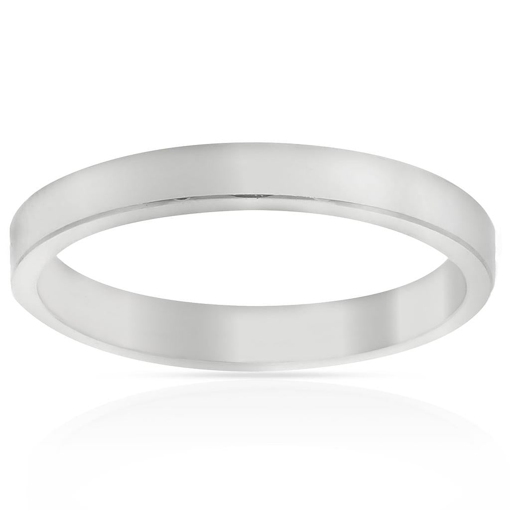 ANILLO DE PLATA 925MM "CANTO RECTO" - 3MM