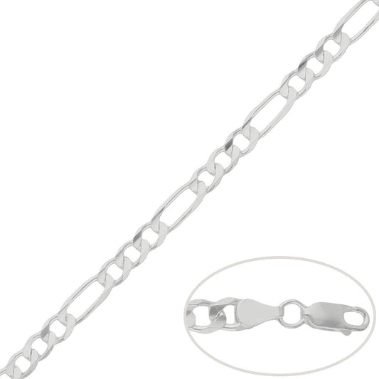 CADENA PLATA 925MM "3-1"- 6MM
