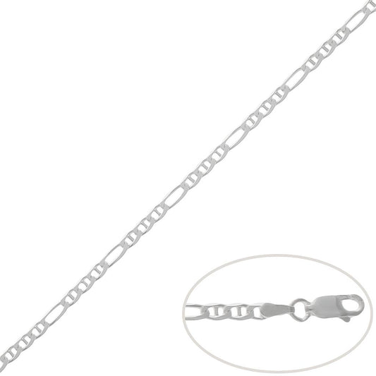 CADENA DE PLATA 925MM "ANCLA" - 3MM