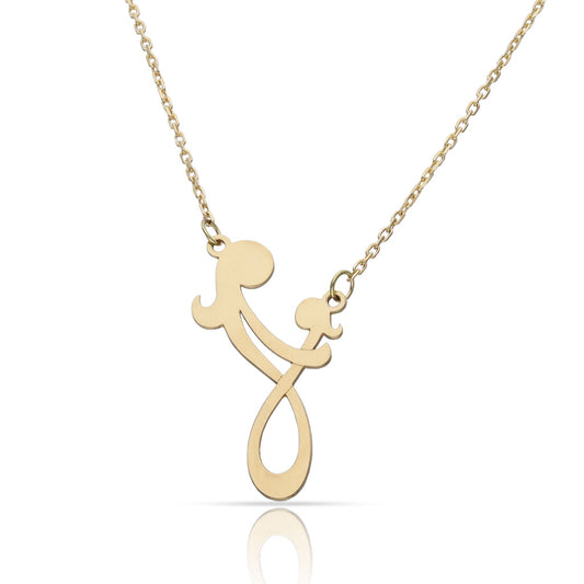 COLLAR DE ORO 18K (MADRE + HIJA)